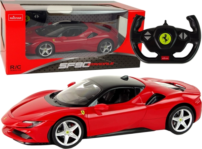 rc avto ferrari sf90 1:14 rastar rdeče