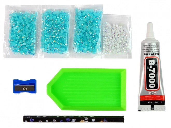 Kreativni komplet LEAN Toys DIY Kristalni Jelen