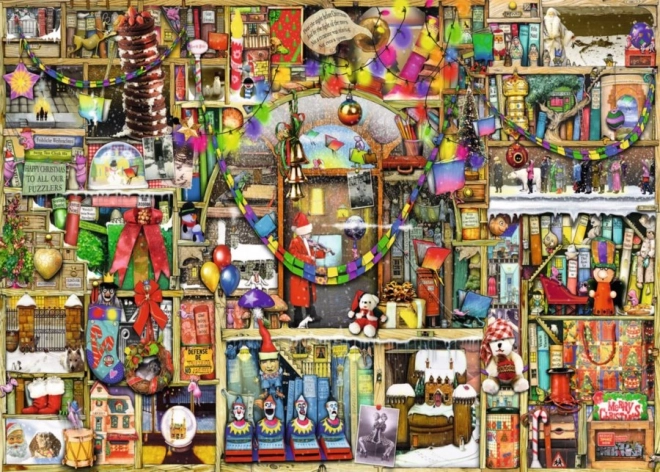 Ravensburger sestavljanka Božični kredenc 1000 kosov