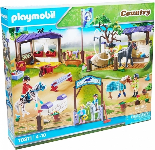 Komplet figuric Country – jahalni turnir z avtopralnico za konje