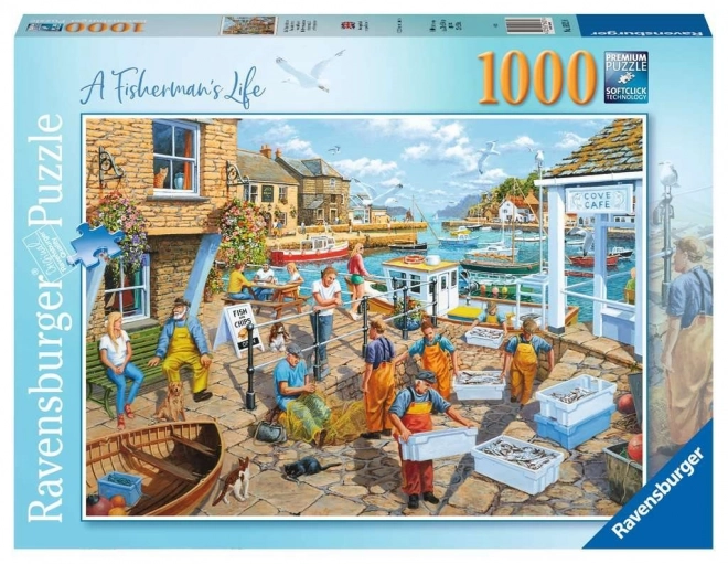 Ravensburger puzzle Ribiško življenje 1000 kosov