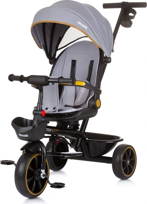 CHIPOLINO Tricikel s strešico Max Sport 2v1 – Ash Grey