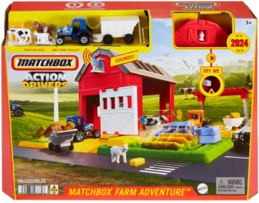 Matchbox set kmetija živali traktor zvok