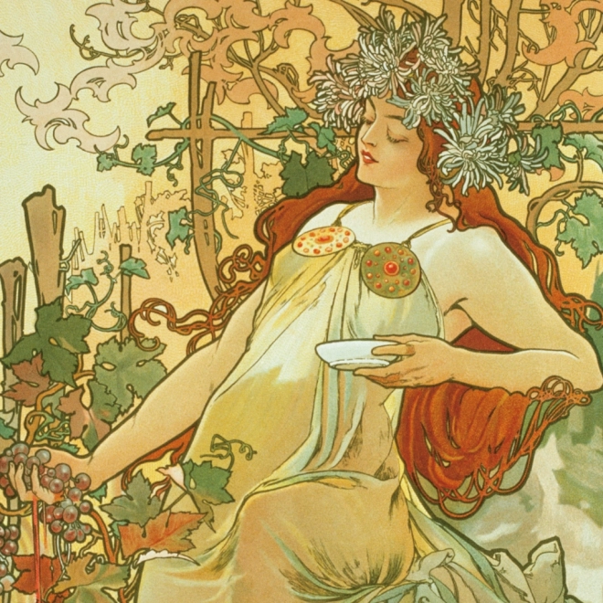 Koledarski dnevnik Alfons Mucha 2026