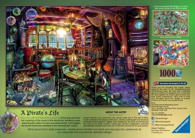Ravensburger 1000-delna sestavljanka Piratsko življenje