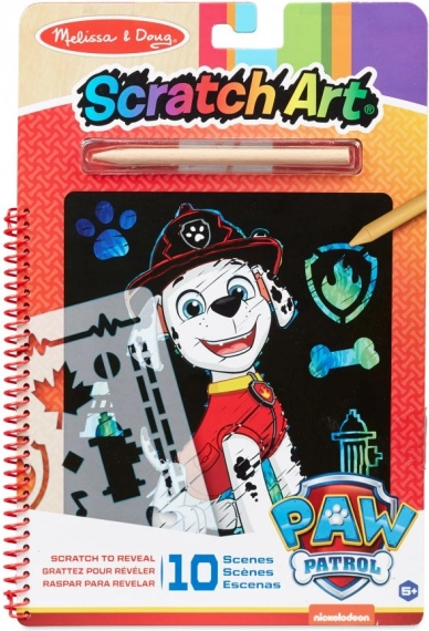 Melissa & Doug TAČKE NA PATRULJI praskanka – Marshall, kreativni blok