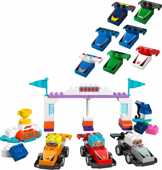 Formula 1 bolidi in vozniki DUPLO