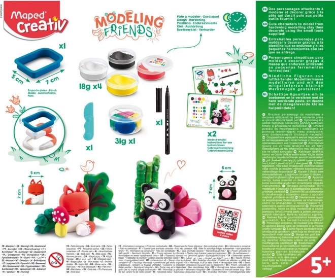 Kreativni komplet Maped Creativ - Modeliranje figuric