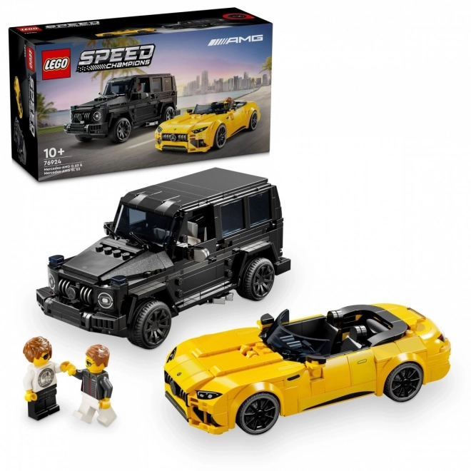 LEGO Speed Champions 76924 Mercedes-AMG G 63 in Mercedes-AMG SL 63