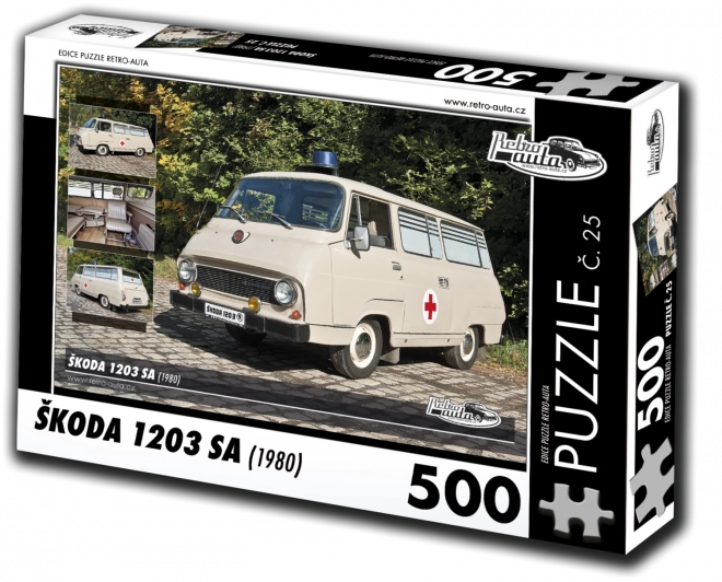 Sestavljanka RETRO-AVTOMOBILI Škoda 1203 SA 500 kosov