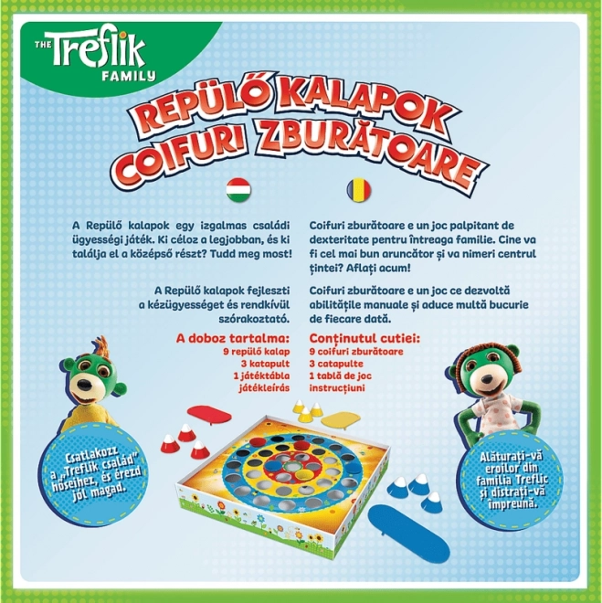 Igra Klobučku, hop! Treflíci