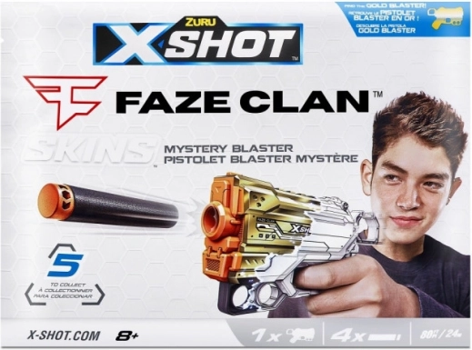 Metalec X-Shot Skins Menace FaZe s 4 puščicami