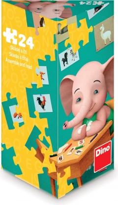 Dino puzzle Slonček Mio 24 kosov