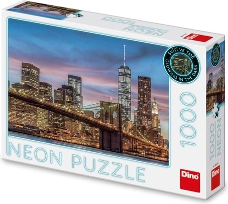 Sestavljanka Dino Neon New York 1000 koščkov