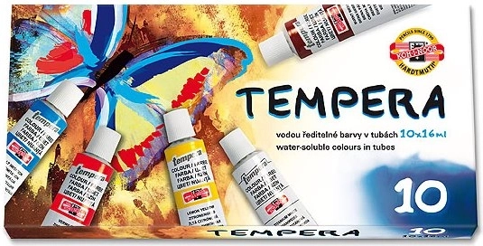 Temperne barve KOH-I-NOOR 10x16ml Metulj