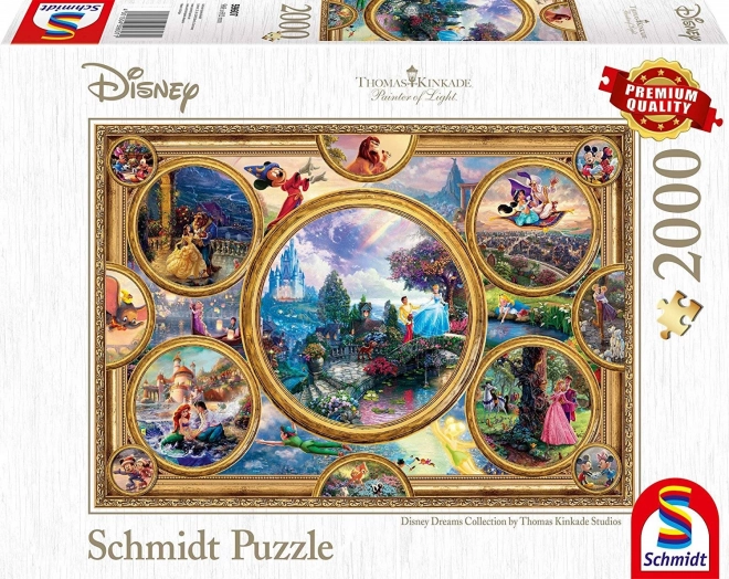 Sestavljanka Disney kolaž 2000 kosov