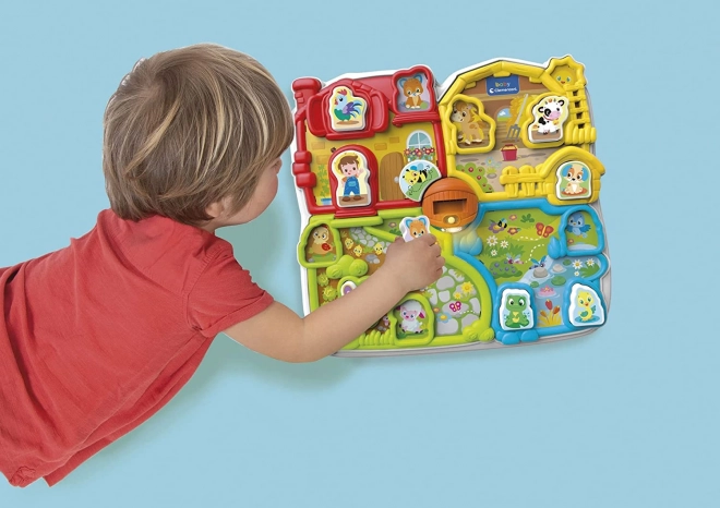 CLEMENTONI BABY Interaktivna kmetija z živalmi z melodijami in zvoki