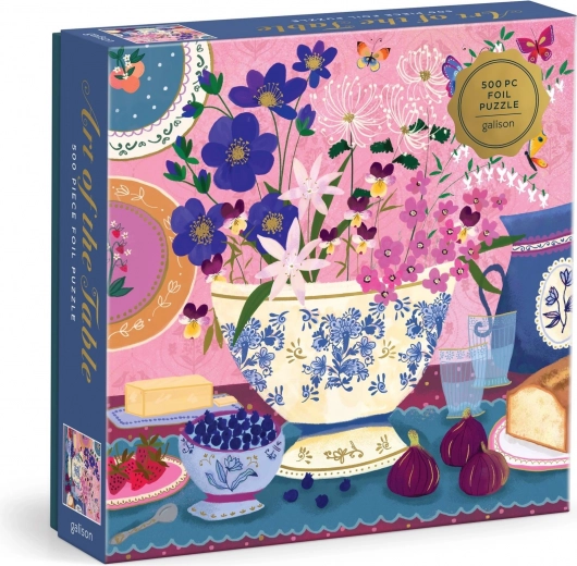 Galison folijski puzzle Joy Laforme – Umetnost pogrinjanja, 500 koščkov