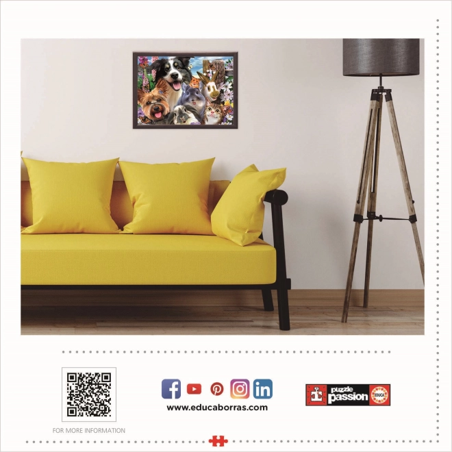 Educa Puzzle zabavne selfie 500 kosov