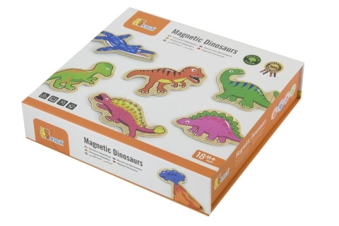 Leseni magneti 20 kos - dinozavri