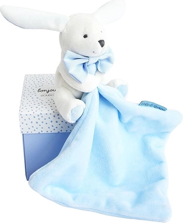 Doudou darilni komplet moder – zajček z ninico 10 cm