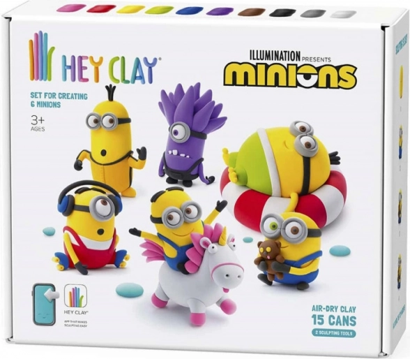 Hej Clay plastični set Minions