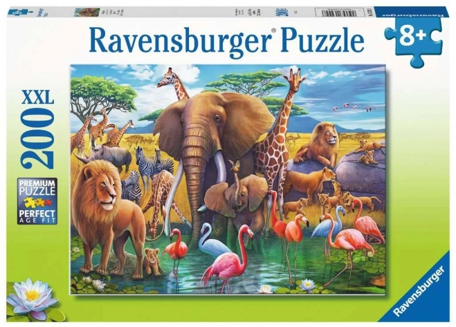 Sestavljanka 2D 200 kosov – divje živali RAVENSBURGER