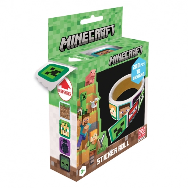 Minecraft set nalepk
