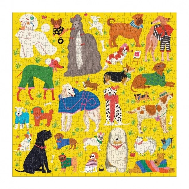 Galison Puzzle Stilni psi 500 delov