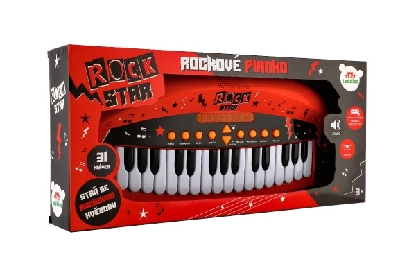 Otroško klaviaturico ROCK STAR s 31 tipkami
