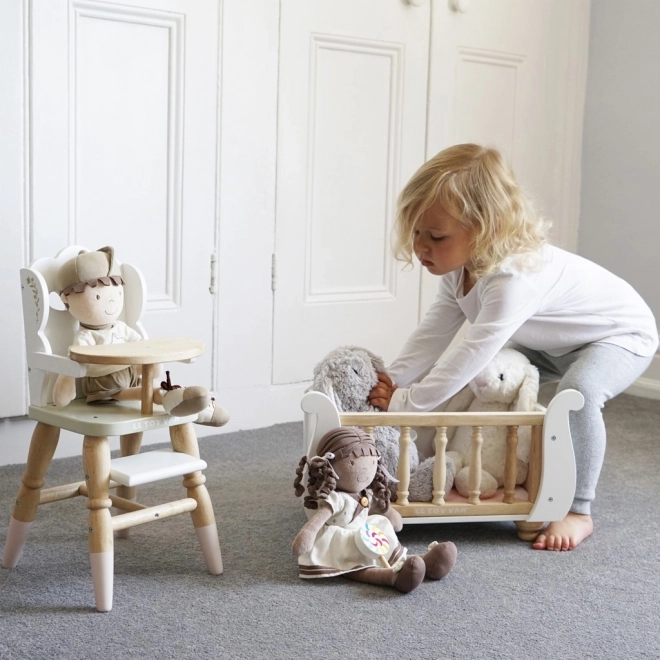 Lesena otroška jedilna stolčka za punčke Le Toy Van