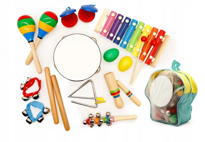 ECOTOYS Glasbeni set v nahrbtniku