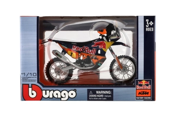 Bburago rdeči Bull KTM Rally Dakar 2019 motocikel 1:18