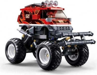 Sluban Power Bricks navijalni off-road, rdeč, 261 kosov