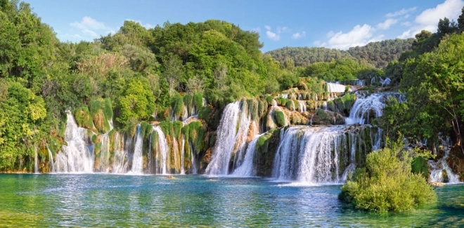 Sestavljanka 4000 kosov slapovi KRKA, Hrvaška CASTORLAND