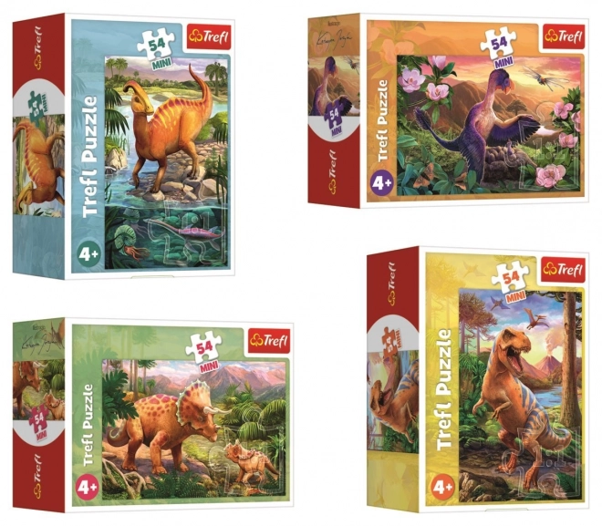 Minipuzzle Dinozavri - 54 kosov