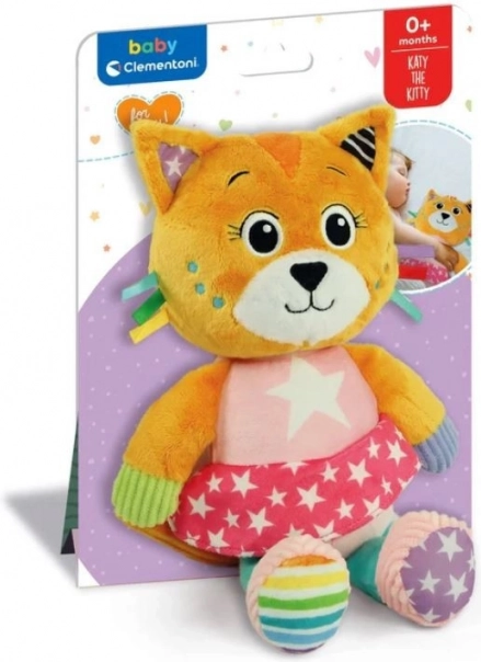Plišasta igračka mucka Katka znamke Clementoni Baby