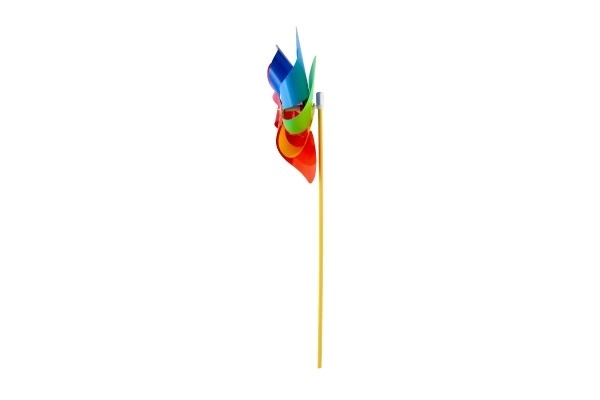 Vetrnica premer 22 cm barvni mavrični plast 47 cm
