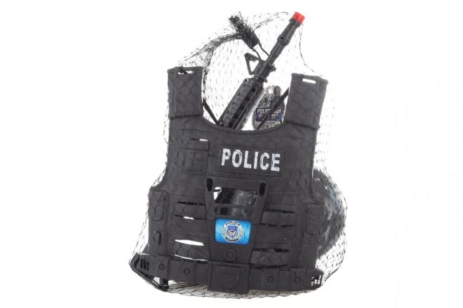 Set s policijsko jopico