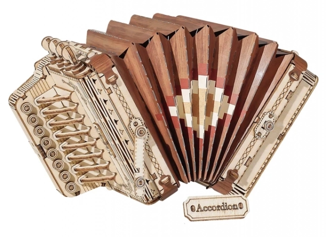Harmonika - 3D lesena sestavljanka