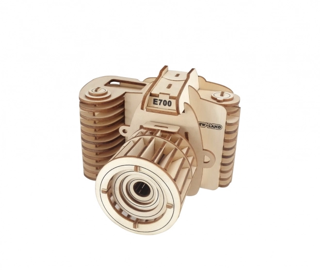 Lesena 3D Sestavljanka Fotoaparat od Woodcraft