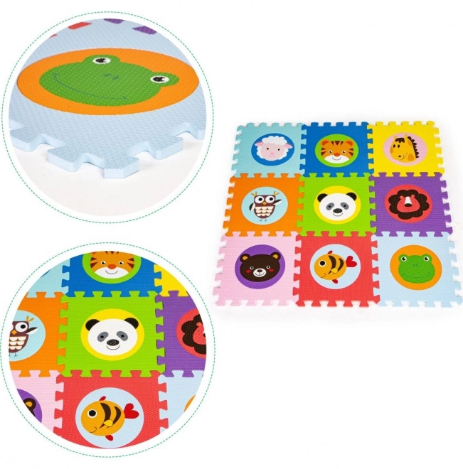 ECOTOYS Pene puzzle Živalske glavice (29x29)