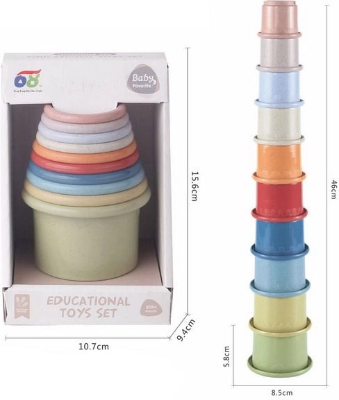 Okrogli zložljivi kozarci 46 cm