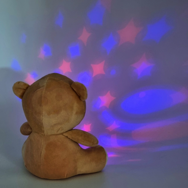 Woopie Baby pomirjujoči plišast medvedek s projektorjem 2v1