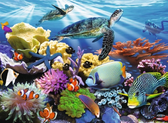 Ravensburger sestavljanka Življenje v oceanu 200 kosov