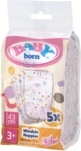 baby born plenice za punčke 43 cm (5 kosov)