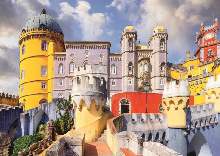Ravensburger puzzle Veličastni gradovi in palače: Pena, Portugalska – 1000 koščkov