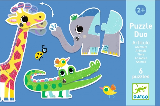 DJECO Puzzle Duo Živali