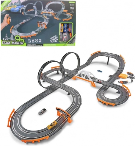 Avtocesta z adapterjem in baterijami za otroke 6+