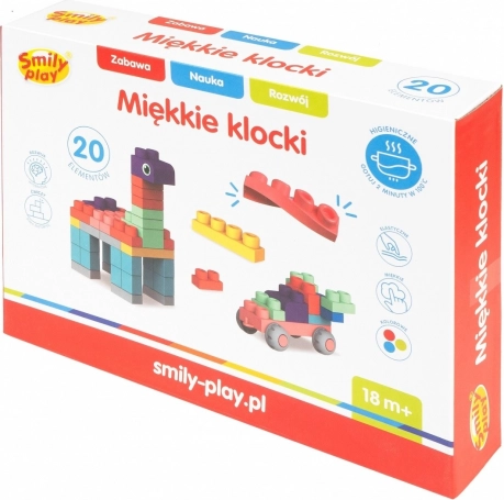 mehke gradbene kocke – set 20 kosov